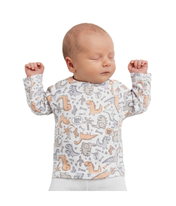 GAJI / Košieľka kojenecká prekladaná - vzor4