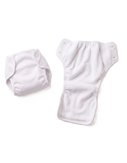 GAJI / Plienkové nohavičky - biela