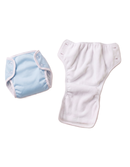 GAJI / Plienkové nohavičky - modrá