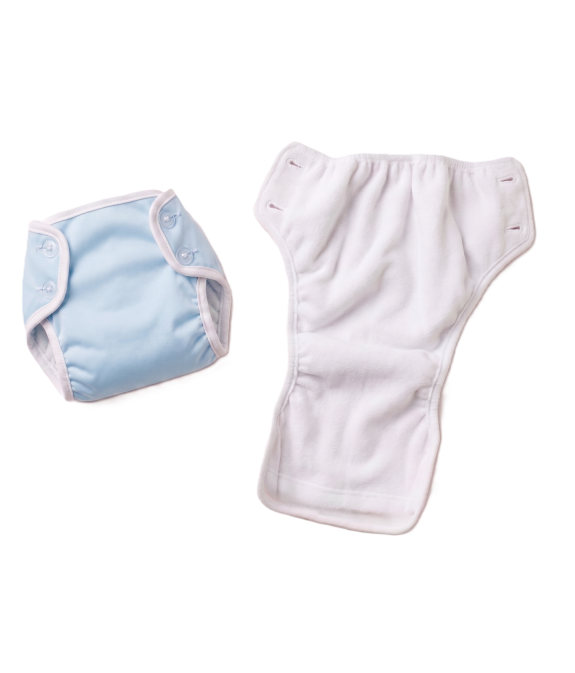 GAJI / Plienkové nohavičky - modrá