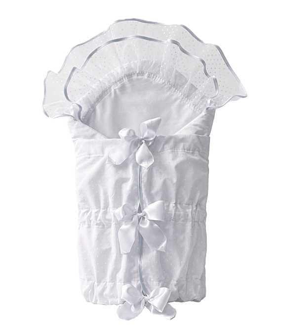 GAJI / Zavinovačka 10cm lemovaná 2xfodra + náplň - biela