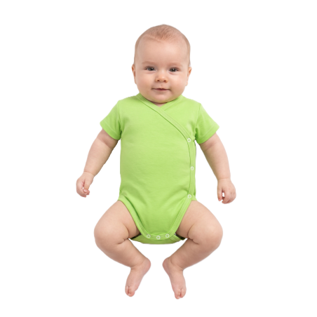 GAJI / Body krátky rukáv otvorené - zelená
