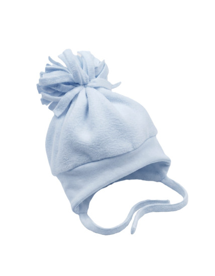 GAJI / Čiapka so strapcami flis - modrá